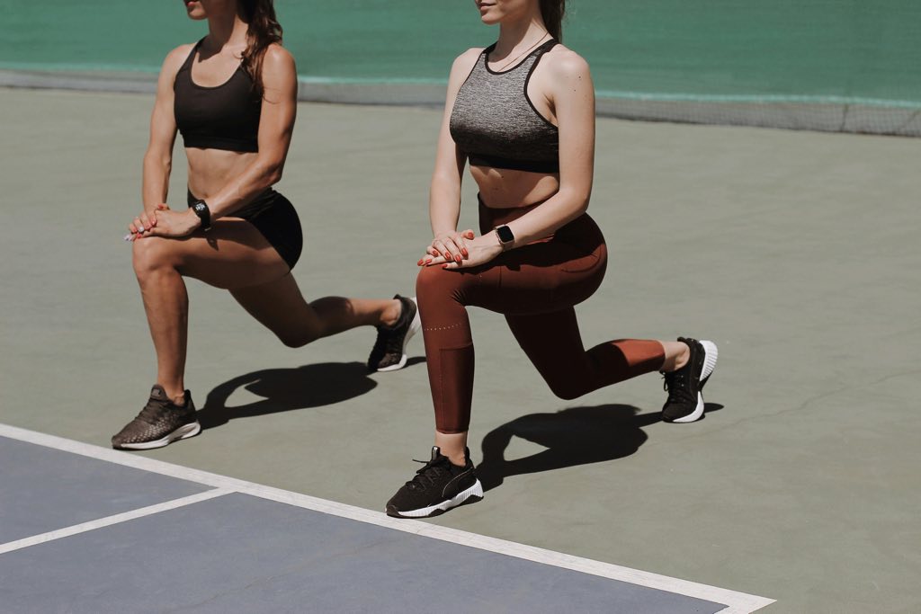 Renforcement musculaire avec les Fentes