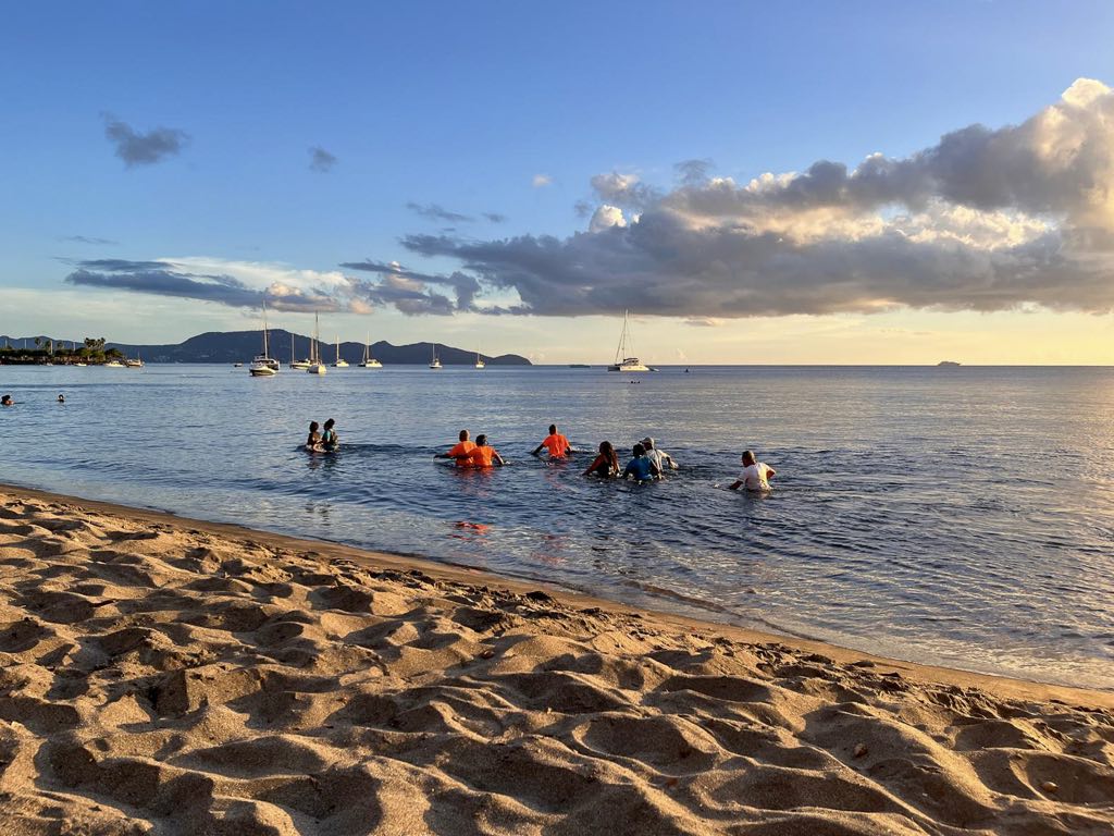 Séance LC OXY MAXI à l'Anse Collat à Schoelcher 