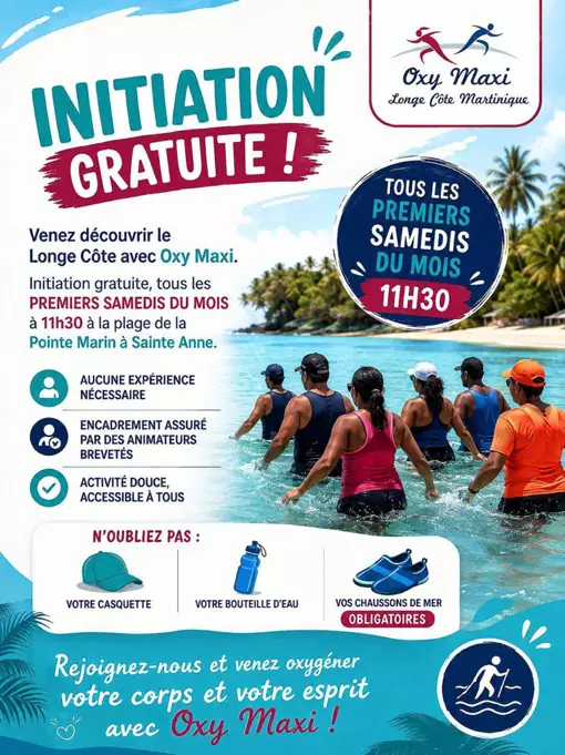 Flyer Initiation au Longe cote